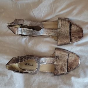 Van Eli Gold Sandals